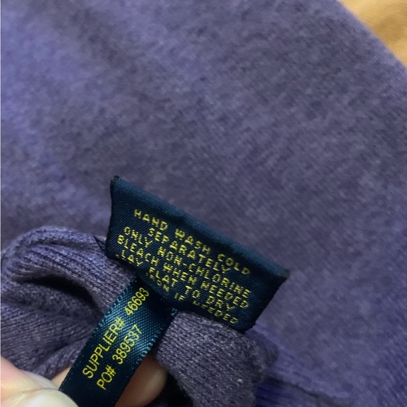 Polo by Ralph Lauren // Plum Pima Cotton Sweater - Picture 5 of 9